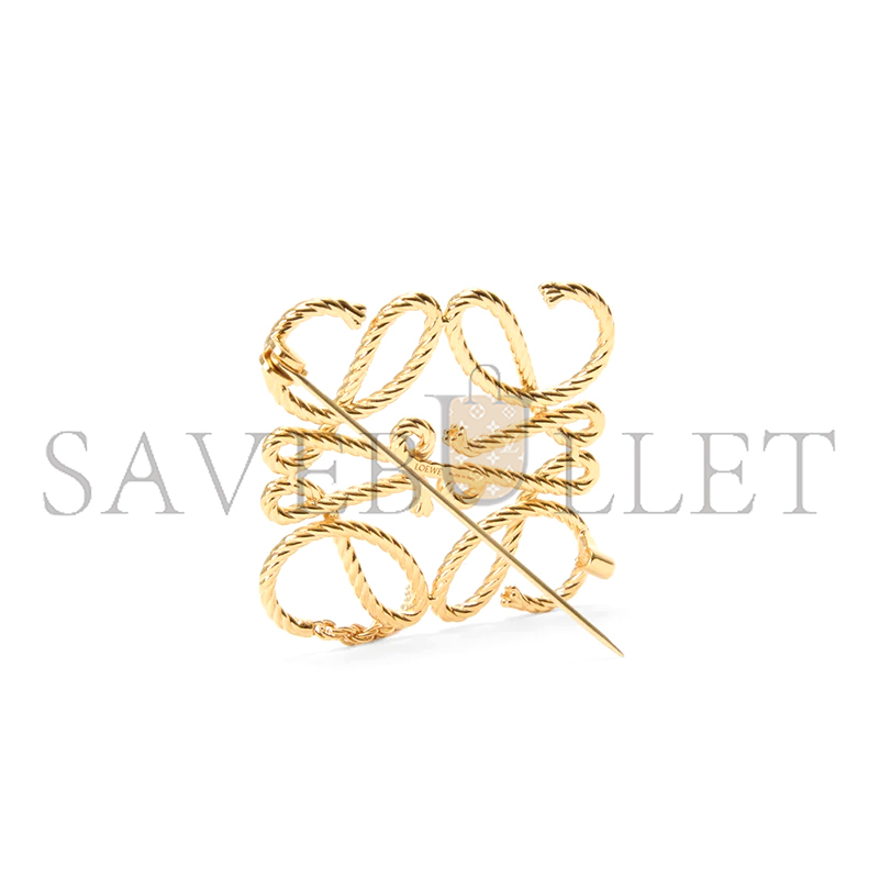 LOEWE ANAGRAM BROOCH J821245X20